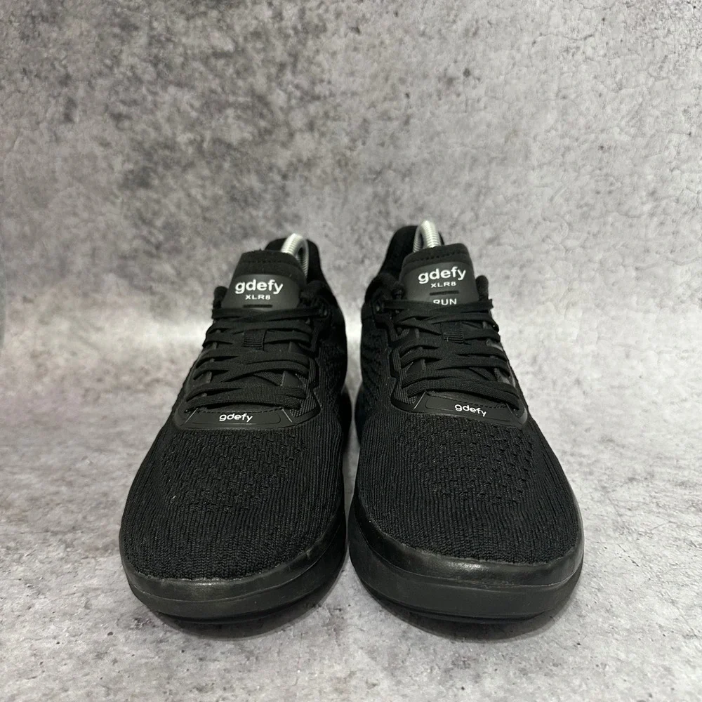 Gravity Defyer G-Defy XLR8 Womens 9 Black Running Shoes TB9034FBL-W